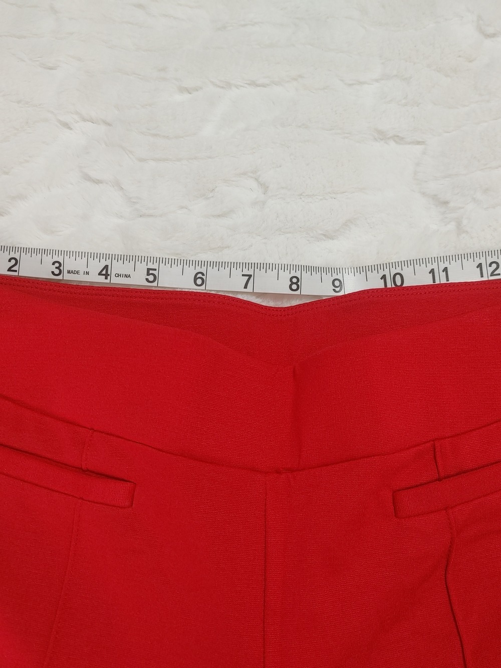 Cato True Red Straight-Leg Dress Pants MP - Picture 3 of 8